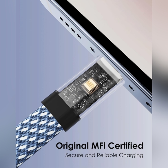 New Magtame Magnetic Braided Lightning Cable, iPhone 3.3ft Charge Cord - Picture 5 of 7